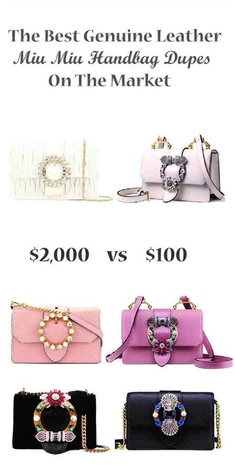 miu miu bag dupe|dupe handbags miumiyu.